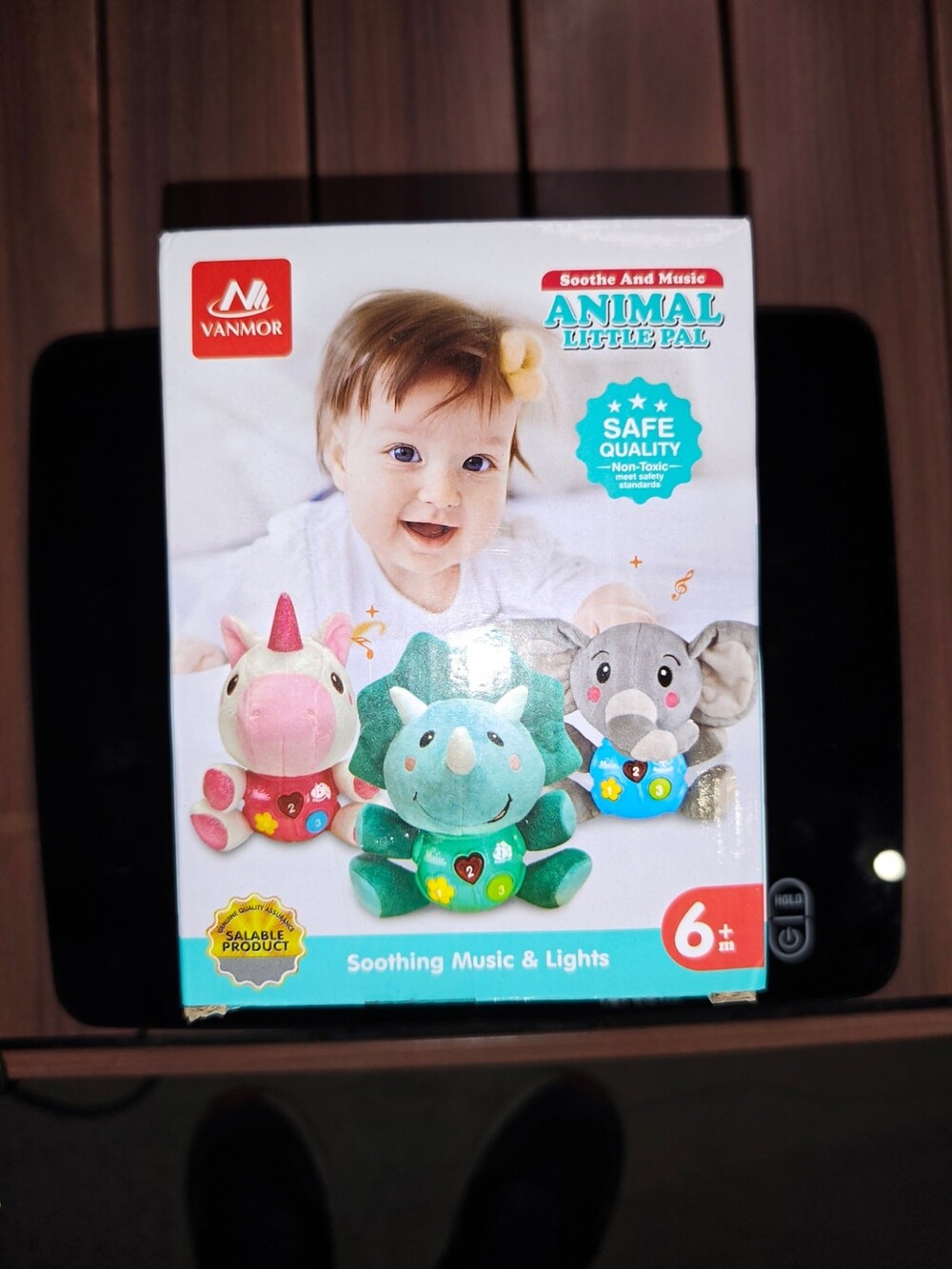 Vanmor Animal Little Pal Plush Baby Toy 6+ Months Music Lights